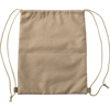 RPET drawstring bag in Khaki