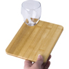 Bamboo serving board in Brown