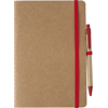 Recycled carton notebook (A5) in Red