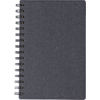 Recycled hard cover notebook in Black