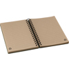 Recycled hard cover notebook in Green
