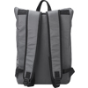 RPET roll top backpack in Grey