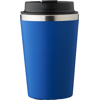 Stainless steel double walled travel mug (350ml) in Cobalt Blue