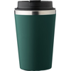 Stainless steel double walled travel mug (350ml) in Green