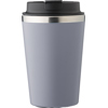 Stainless steel double walled travel mug (350ml) in Grey