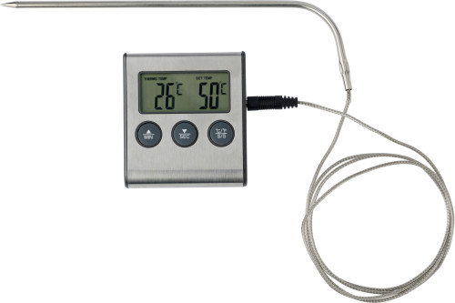 Meat thermometer. in black-and-silver-1