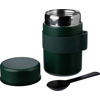 Stainless steel double walled lunch pot in Green