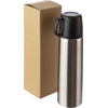 Stainless steel double walled flask (500ml) in Silver