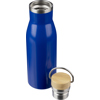 Recycled steel bottle (500ml) in Blue