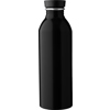 Recycled single walled bottle (550ml) in Black