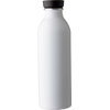 Recycled single walled bottle (550ml) in White