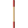 Bamboo endless pencil and ballpen in Red