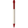 Recycled milk carton ballpen in Red