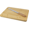 Bamboo bread cutting board in Brown