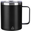 Stainless steel double walled travel mug (300 ml) in Black