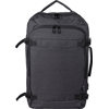 RPET polyester backpack in Black