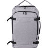 RPET polyester backpack in Light Grey