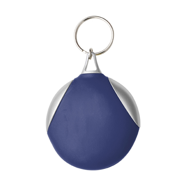 Key holder with fibre cloth in blue