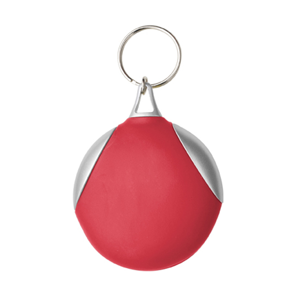 Key holder with fibre cloth in red