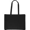 Oeko-Tex cotton shopping bag. (220gm / 7.8oz) in Black