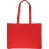 Oeko-Tex cotton shopping bag. (220gm / 7.8oz) in Red