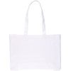 Oeko-Tex cotton shopping bag. (220gm / 7.8oz) in White