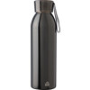 Stainless steel single-walled bottle (650ml) in Black