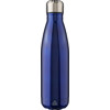 Recycled stainless steel single walled bottle (650ml) in Blue