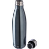 Recycled stainless steel double walled bottle (500ml) in Gunmetal Grey