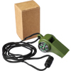 Whistle and compass in Green