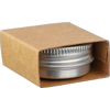Lip balm in a tin case in Silver