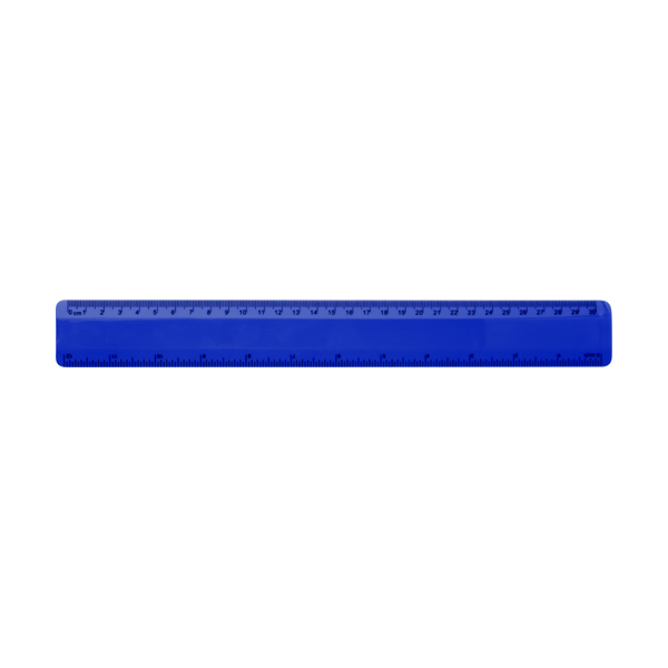 Flexible plastic ruler, 30cm/12