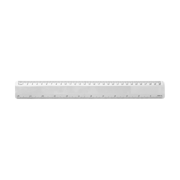Flexible plastic ruler, 30cm/12