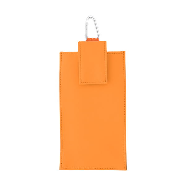 Body safe/phone pouch. in orange