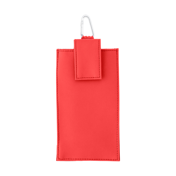 Body safe/phone pouch. in red