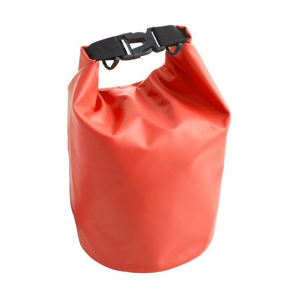 PVC bag which can be sealed. in red