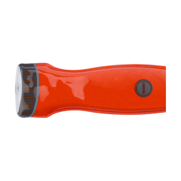 PVC extra thin pocket torch. in red