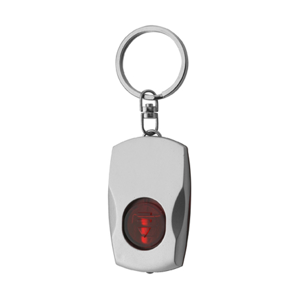 Key holder with LED light in red