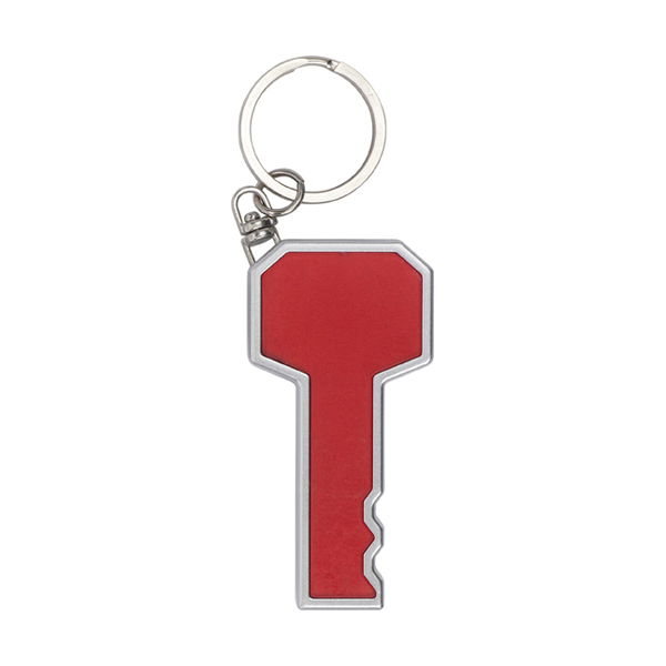 Key chain with light in red