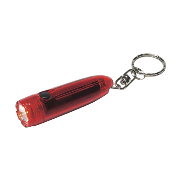 Translucent Pocket Torch in red