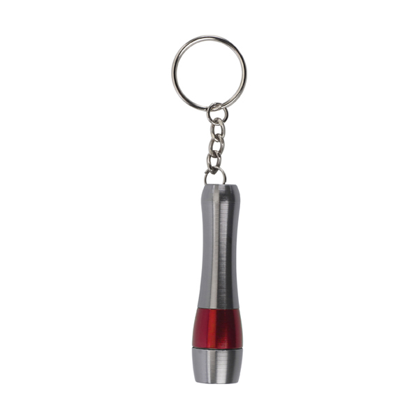 Steel Pocket Torch in red