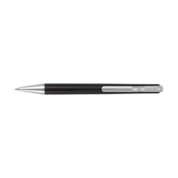 Plastic Ballpen With Black Ink in silver