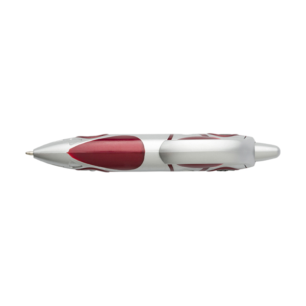 Car ballpen. in red-and-silver