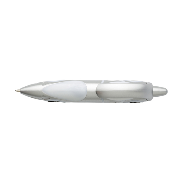 Car ballpen. in white-and-silver