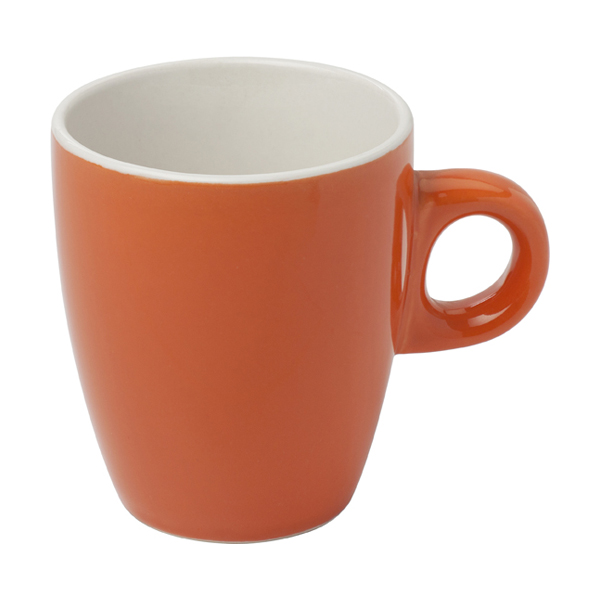 Mug, 150 ml. WHITE & COLS in orange