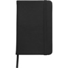 A6 Notebook with a soft PU cover in black