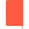 A5 Notebook with a soft PU cover in orange