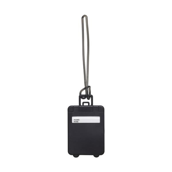 Luggage tag in black