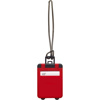 Luggage tag in red