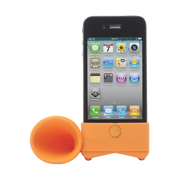 Silicone Speaker in orange